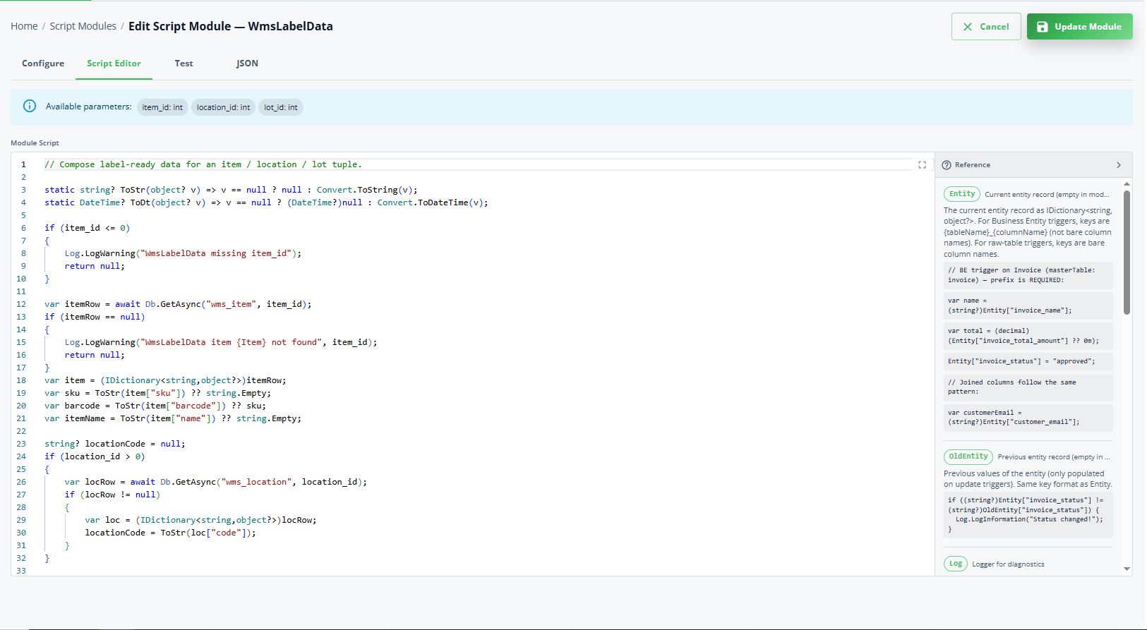 Scripts & Modules